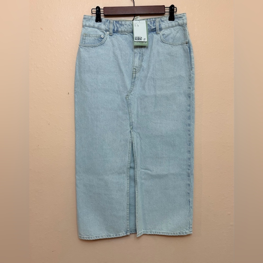 H&M DENIM MIDI SKIRT